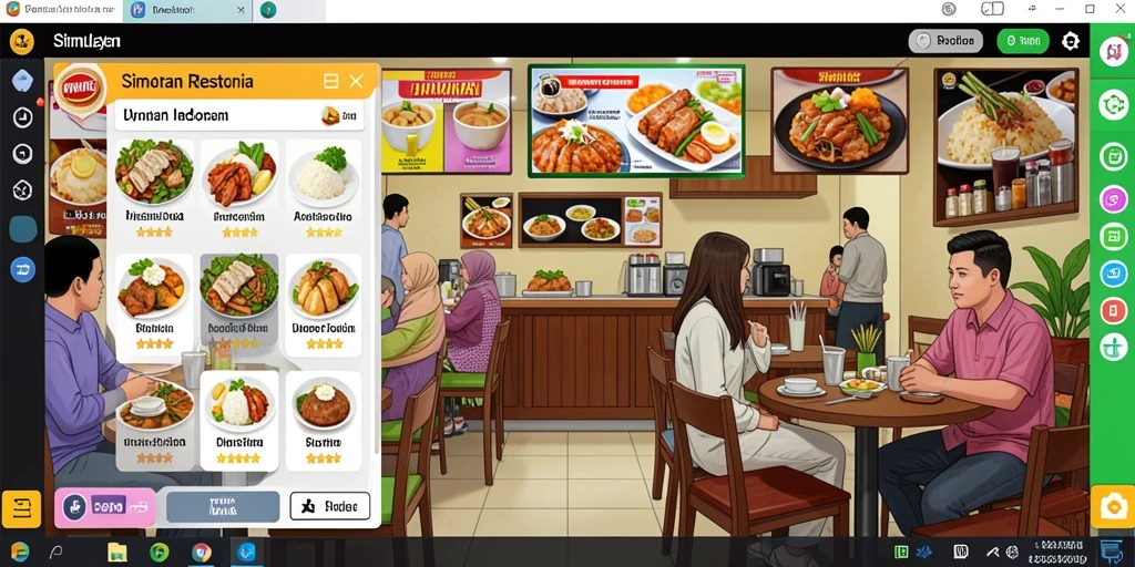 omset288 - Screenshot fitur multiplayer yang seru.